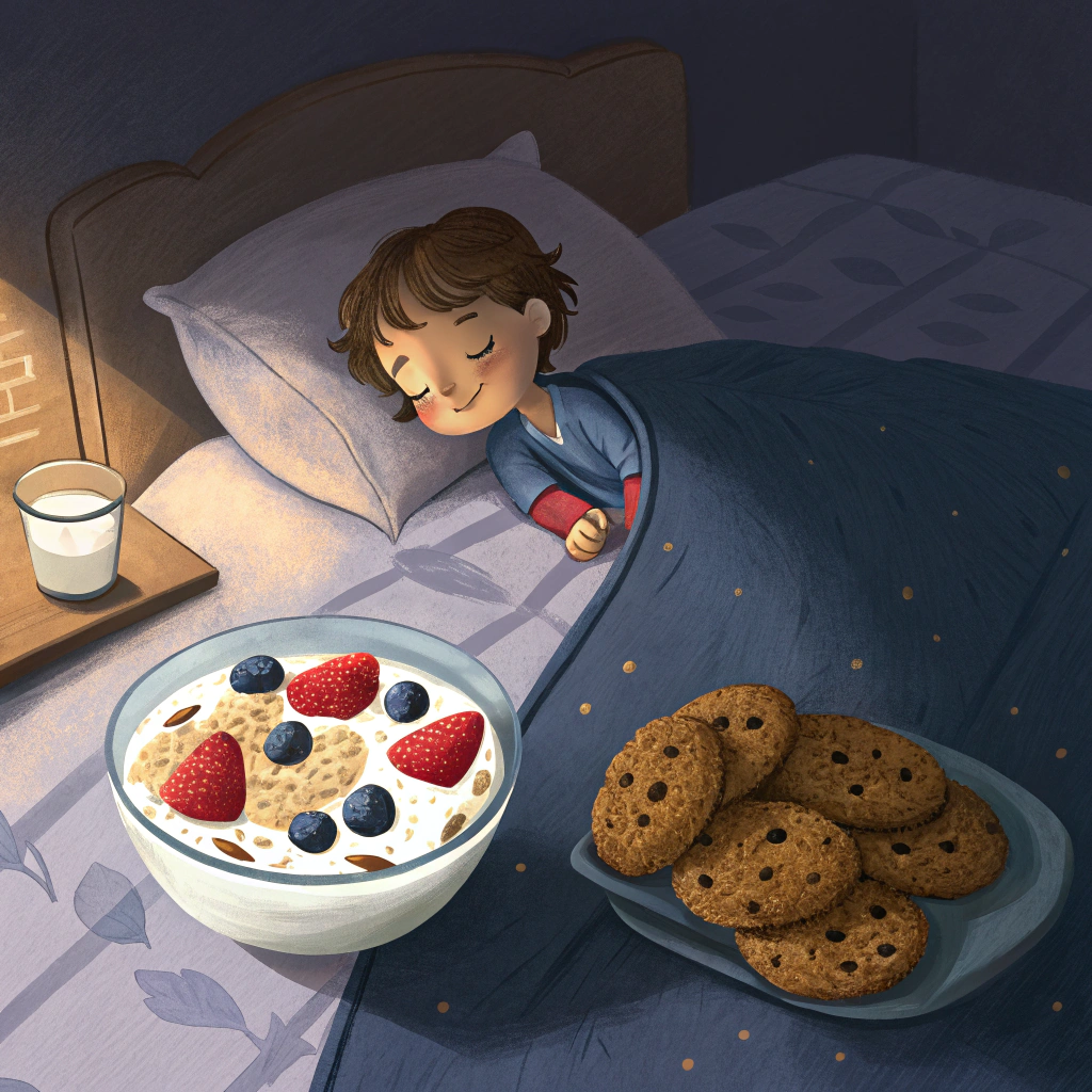 snacks nutritivos antes de dormir